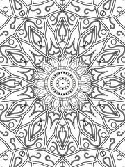 Forest flowers and leaves. Beautiful bouquet. Vector coloring book for adults and children. Hand-drawn illustration. Floral ornament is good for web, print, and stencil