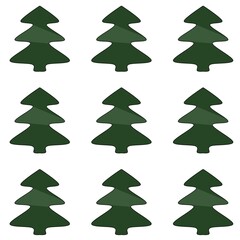Seamless repeating image of a Christmas tree. Repeating patterns with Christmas trees. Background for postcards, banners, covers, albums, mobile screensavers, scrapbooking, advertising, blogs.