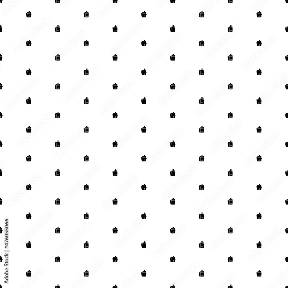 Poster square seamless background pattern from geometric shapes. the pattern is evenly filled with small bl