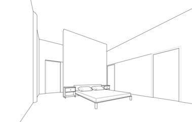 interior of a bedroom