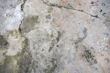 Old concrete floor background. View from top.