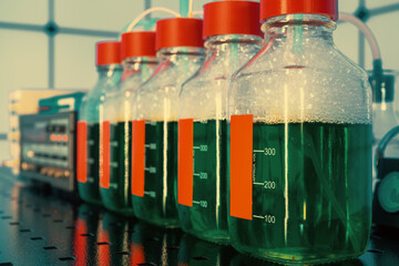 Experiments with obtaining electricity and bacteria processing industrial waste. Ecological...