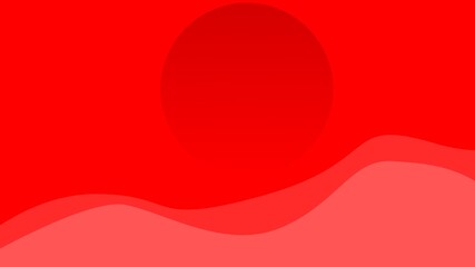 abstract mountain background with sun use soft color for desktop wallpaper and banner