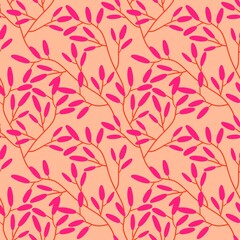 Seamless pattern with barberry for fabrics and textiles and linens 
