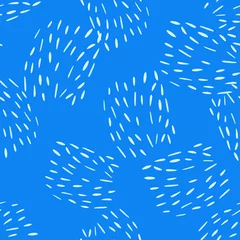 Tapeten Gekritzelstriche nahtloses Muster mit Hand gezeichnet. Moderner abstrakter Hintergrund. Vektorillustration für Textil. © Lidok_L