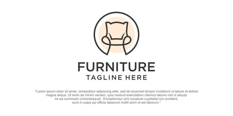 Minimalist furniture logo inspiration
