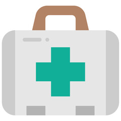 first aid kit flat icon
