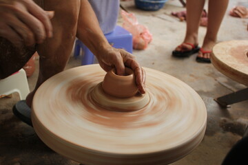 hands of a potter