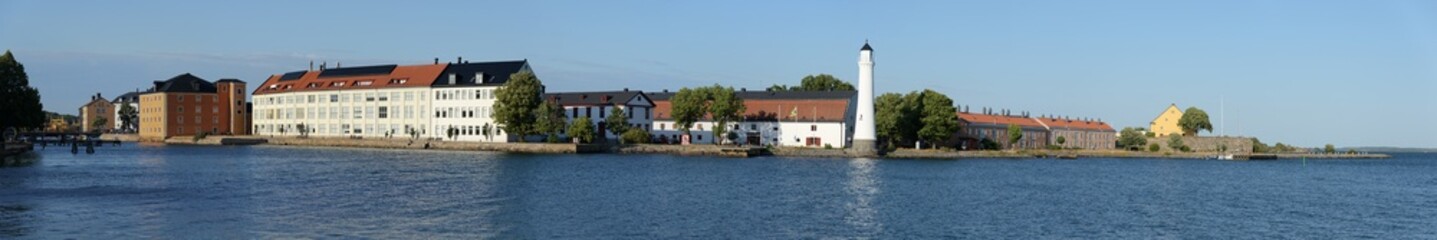 Fototapeta na wymiar Panorama am Leuchtturm von Karlskrona, Schweden