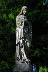 Fototapeta premium Tombstone, Mary, Mother of God, Poland