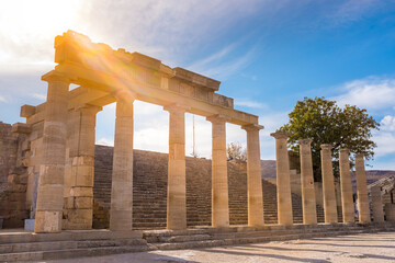 Akropolis von Lindos, Lindos. Rhodos, Griechenland