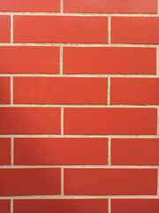 Obraz premium Wall in a red brick house