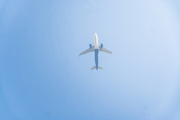 Aeroplane in the sky image