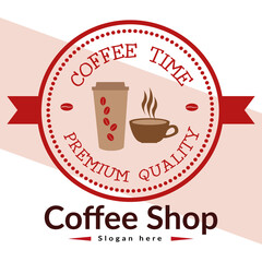 Best Coffee Shop Logo Design Template Vector Abstract Coffee Logo For Branding a Coffee Shop