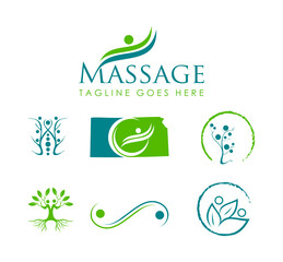 Healthy Massage People Sign