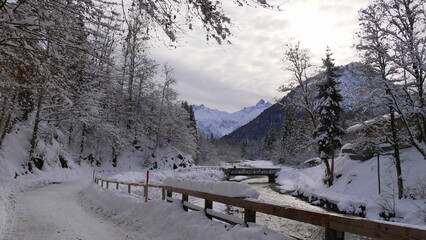 Im Trettachtal bei Oberstdorf