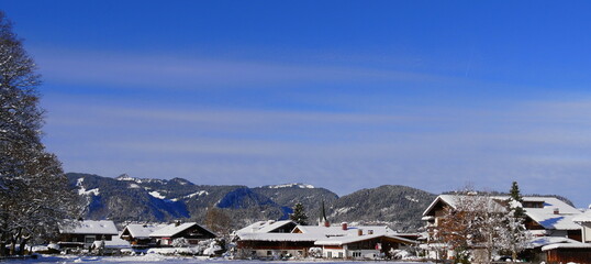 Panorama auf Oberstdorf