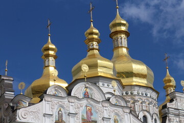 Fototapeta na wymiar Eastern Orthodox Christian monastery Kyiv-Pechersk Lavra in Kiev, Ukraine 
