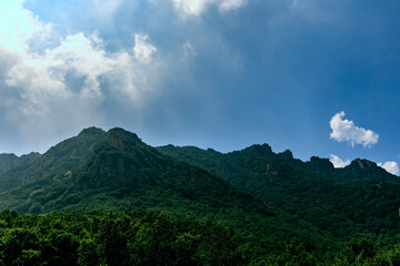 Beijing mountain bairui valley and gushan valley