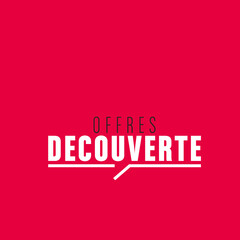 offres découverte