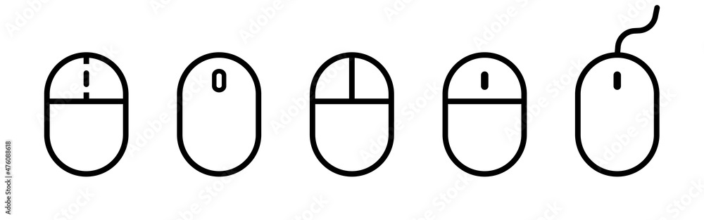 Poster computer mouse icon set. cursor icon set. hand cursor sign. computer mouse pointer. cursor symbol fo