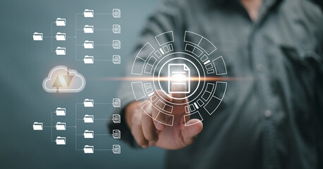 document management system (DMS) databases and online documents, and automatic file management processes, ERP technology to manage documents.