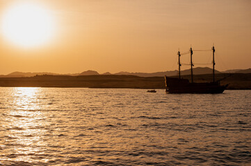 Fototapeta premium sunset on the sea