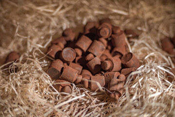 Tools figures made of chocolate is very popular thing to buy at Lviv, Ukraine.