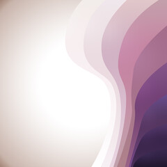 Curvy, wavy and multi colored layers. Muted colors. Copy space. Abstract high resolution background.
