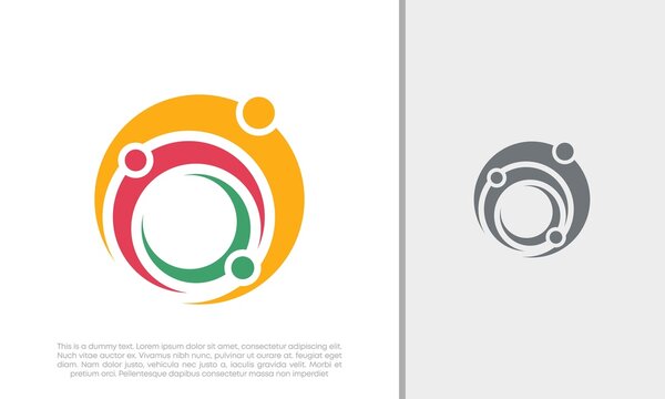 Global Community Logo Icon Elements Template. Community human Logo template vector. Community health care. Abstract Community logo