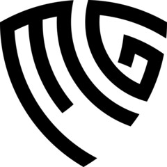 Mg monogram logo concept
