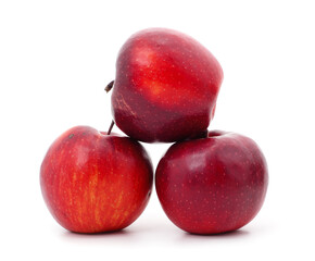 Fototapeta na wymiar Three big apples.