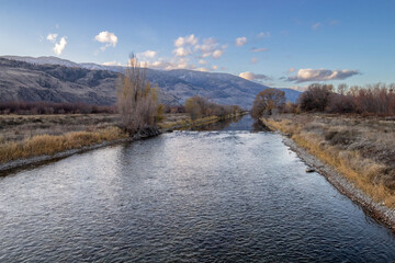 A river in the Okanagan Valley in BC, Canada