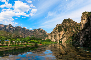 Beijing mountain bairui valley and gushan valley