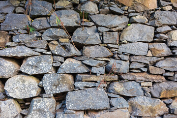 old stone wall background, stone texture