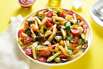 Ratatouille pasta salad