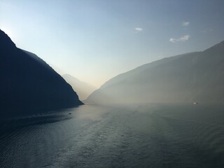 Tracy Fjord, Alaska, Sunrise