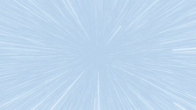 Accelerating to the speed of light, entering wormhole and slowing down. Seamless loop animation.