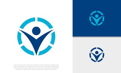 Human Resources Consulting Company, Global Community Logo	
