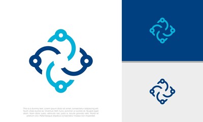 Human Resources Consulting Company, Global Community Logo	