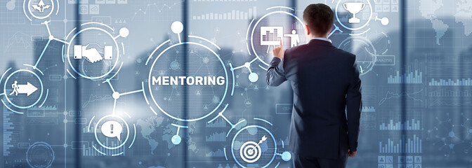 Mentoring Motivation Coaching Career Business Technology concept