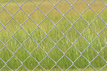 Fototapeta premium Closeup of chain link fence