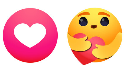 hug, love, like, Emphatic, heart, emoticon, illustration.