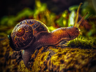 snail on a wall © michael