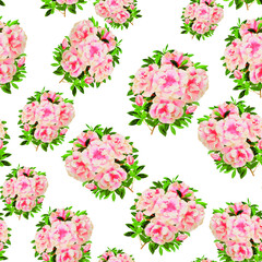Obraz premium Spring flowers print. Seamless floral pattern. Plant design for fabric, cloth design, covers, manufacturing, wallpapers, print, gift wrap and scrapbooking Free Download Vector