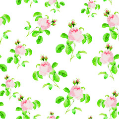 Spring flowers print. Seamless floral pattern. Plant design for fabric, cloth design, covers, manufacturing, wallpapers, print, gift wrap and scrapbooking Free Download Vector