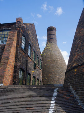 Gladstone Pottery Museum In Stoke-on-Trent, England