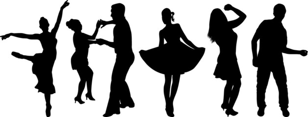dancers silhouette