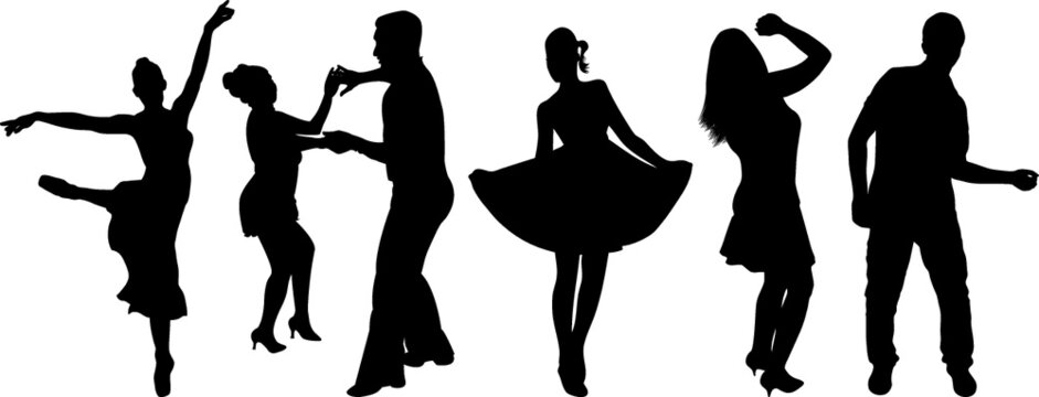 dancers silhouette