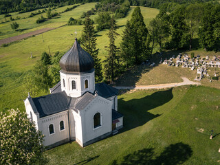 Cerkiew Małastów © DRONE QUEST